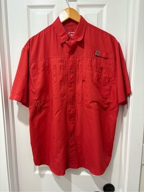 Reel Legends performance fishing shirt men’s size small lightweight vented